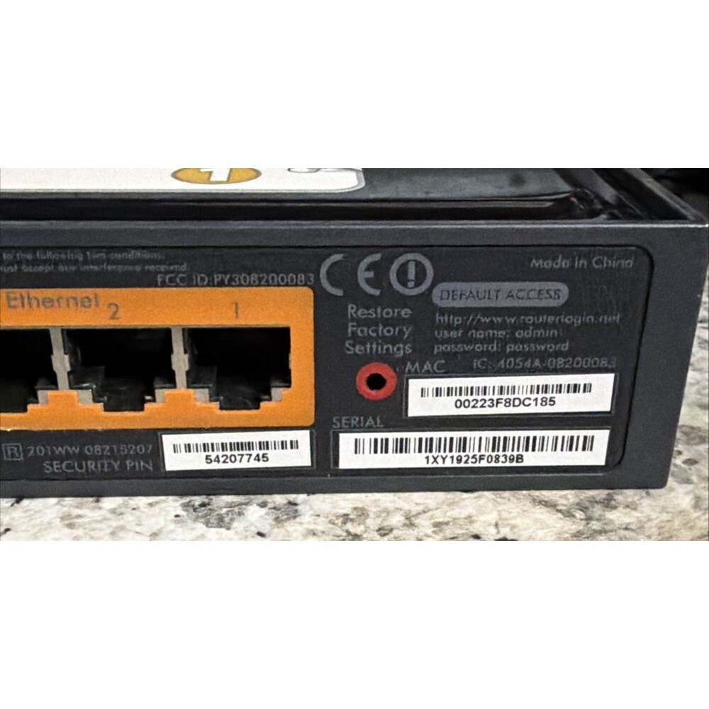 Netgear WNR2000v2 Wireless-N Router 4-Port 10/100 Mbps WiFi Router - Picture 5 of 8